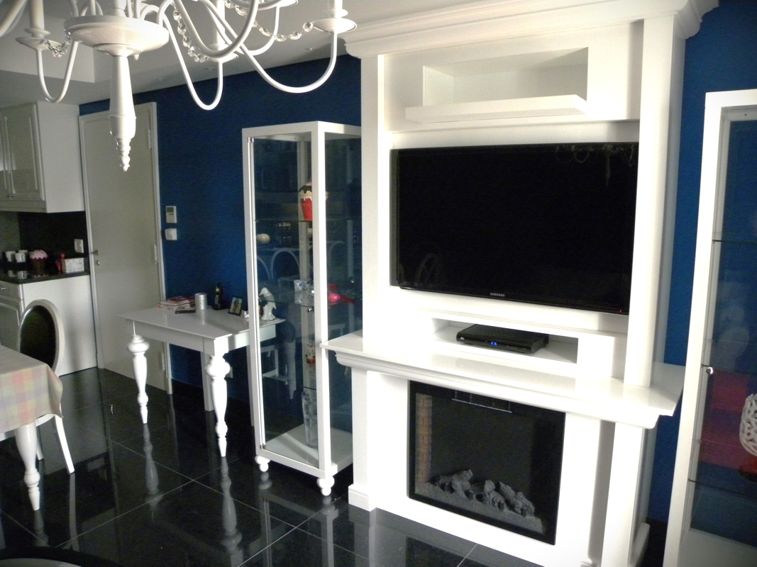 Mueble TV y Vitrinas Comedor Diario